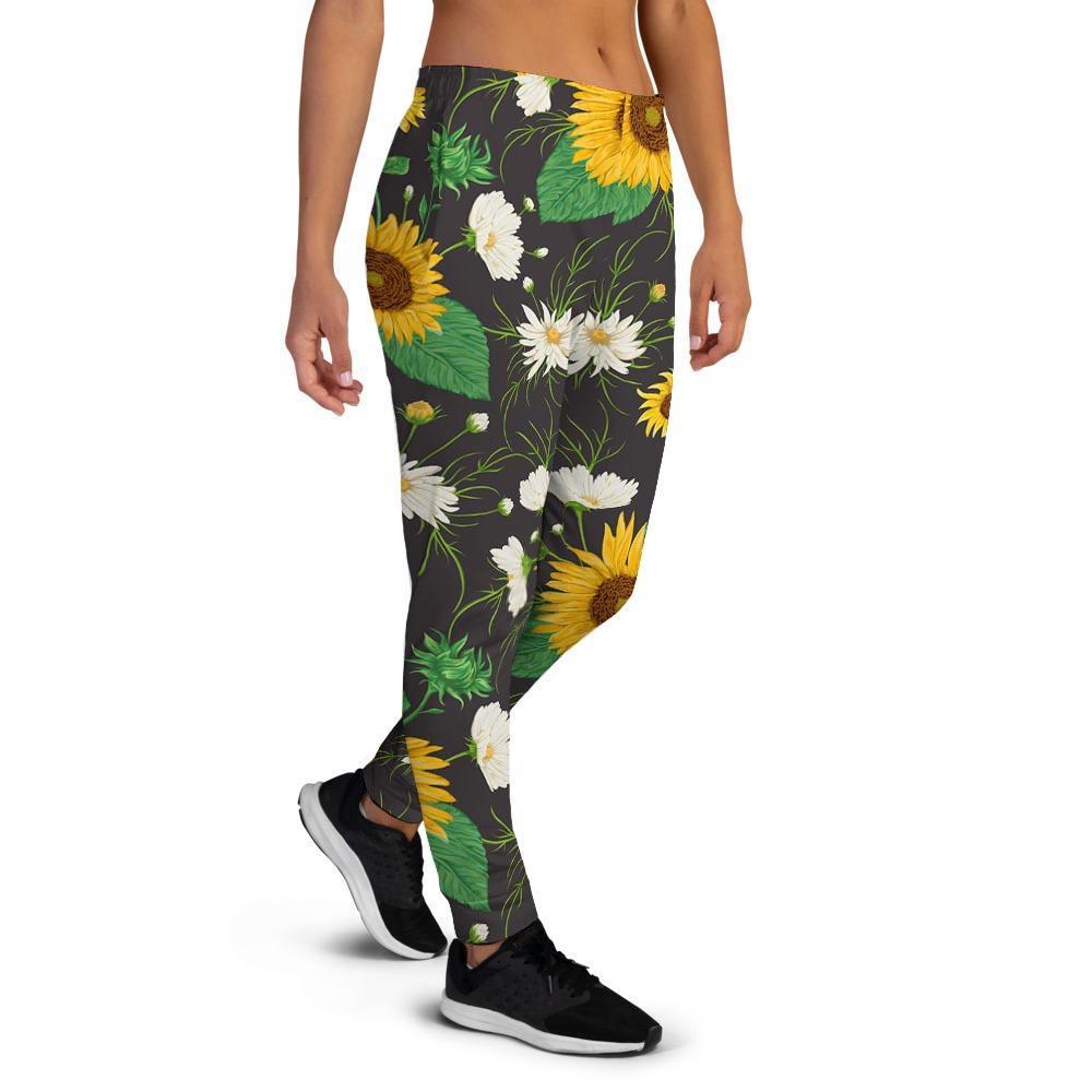 Sunflower And Chamomile Women's Joggers-grizzshop