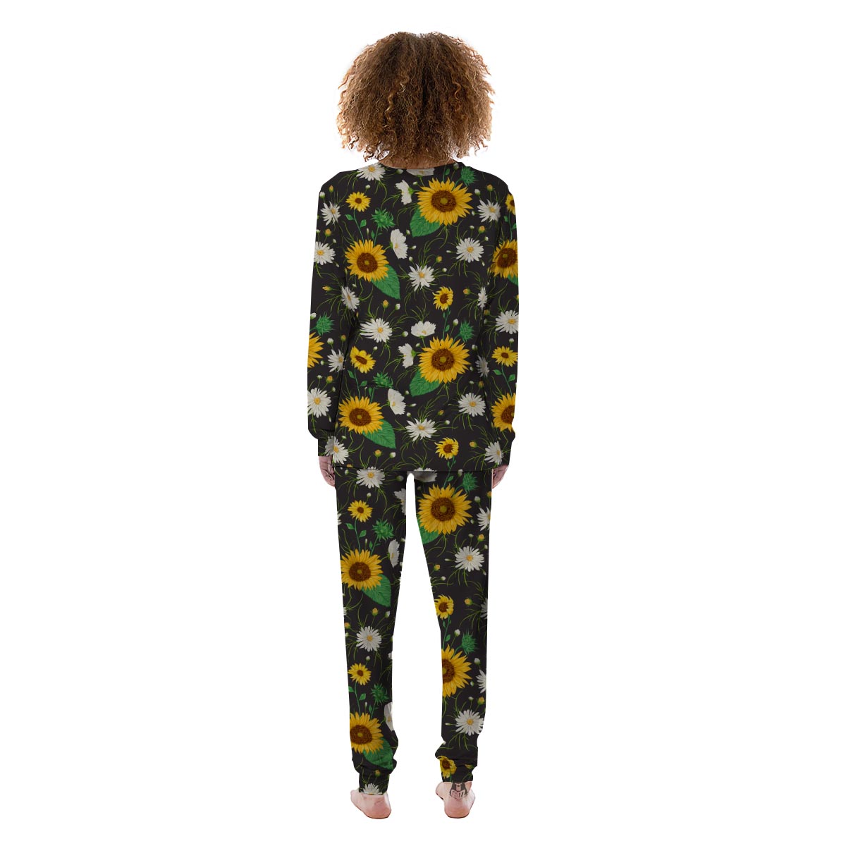 Sunflower And Chamomile Women's Pajamas-grizzshop