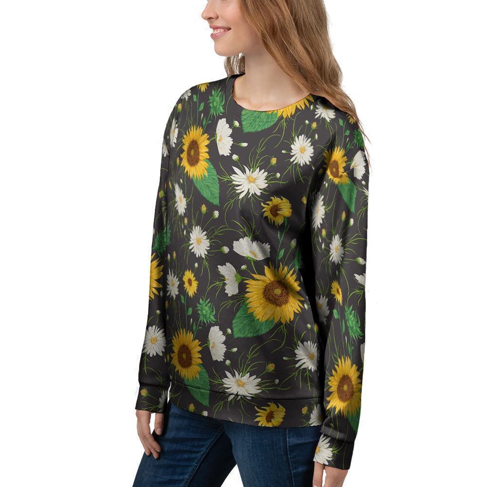 Sunflower And Chamomile Women's Sweatshirt-grizzshop