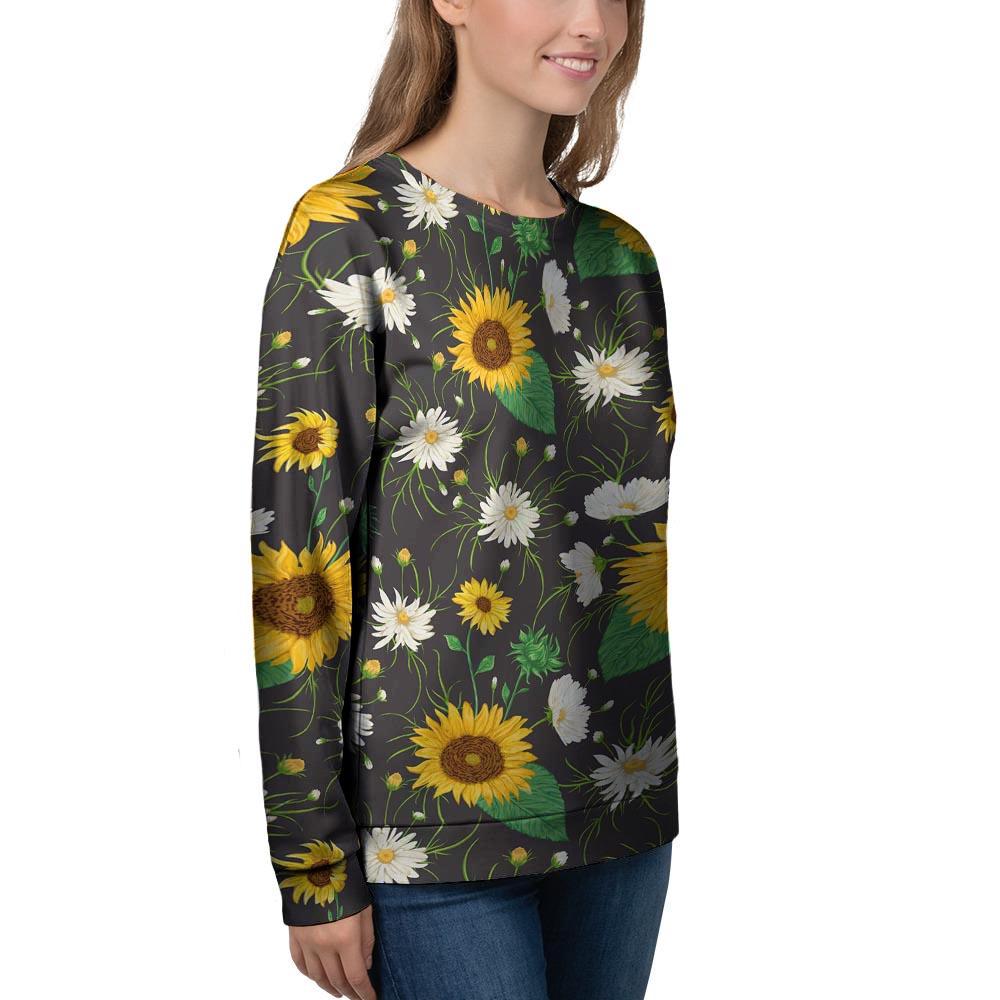 Sunflower And Chamomile Women's Sweatshirt-grizzshop