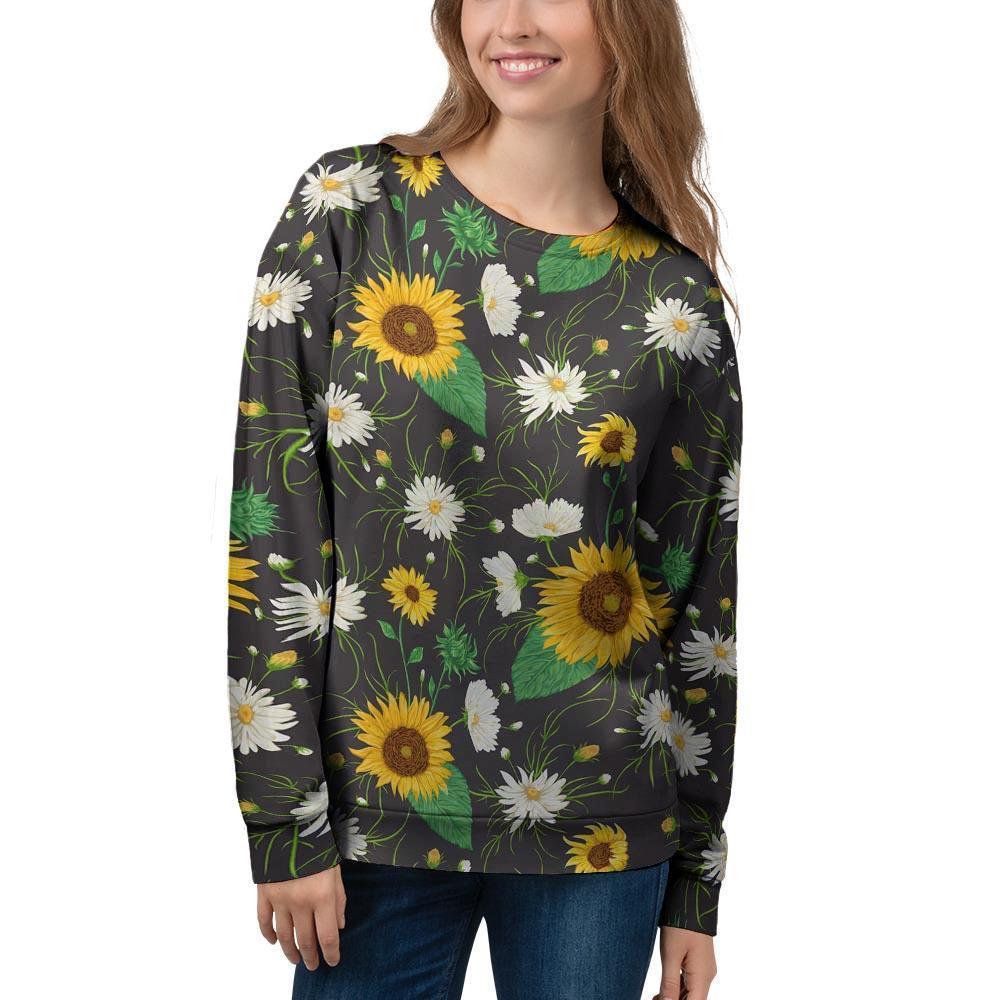 Sunflower And Chamomile Women's Sweatshirt-grizzshop