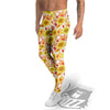 Sunflower Autumn Print Pattern Men's Leggings-grizzshop