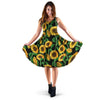 Sunflower Black Print Dress-grizzshop