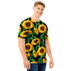 Sunflower Black Print Men T Shirt-grizzshop