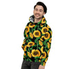 Sunflower Black Print Men's Hoodie-grizzshop