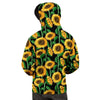 Sunflower Black Print Men's Hoodie-grizzshop