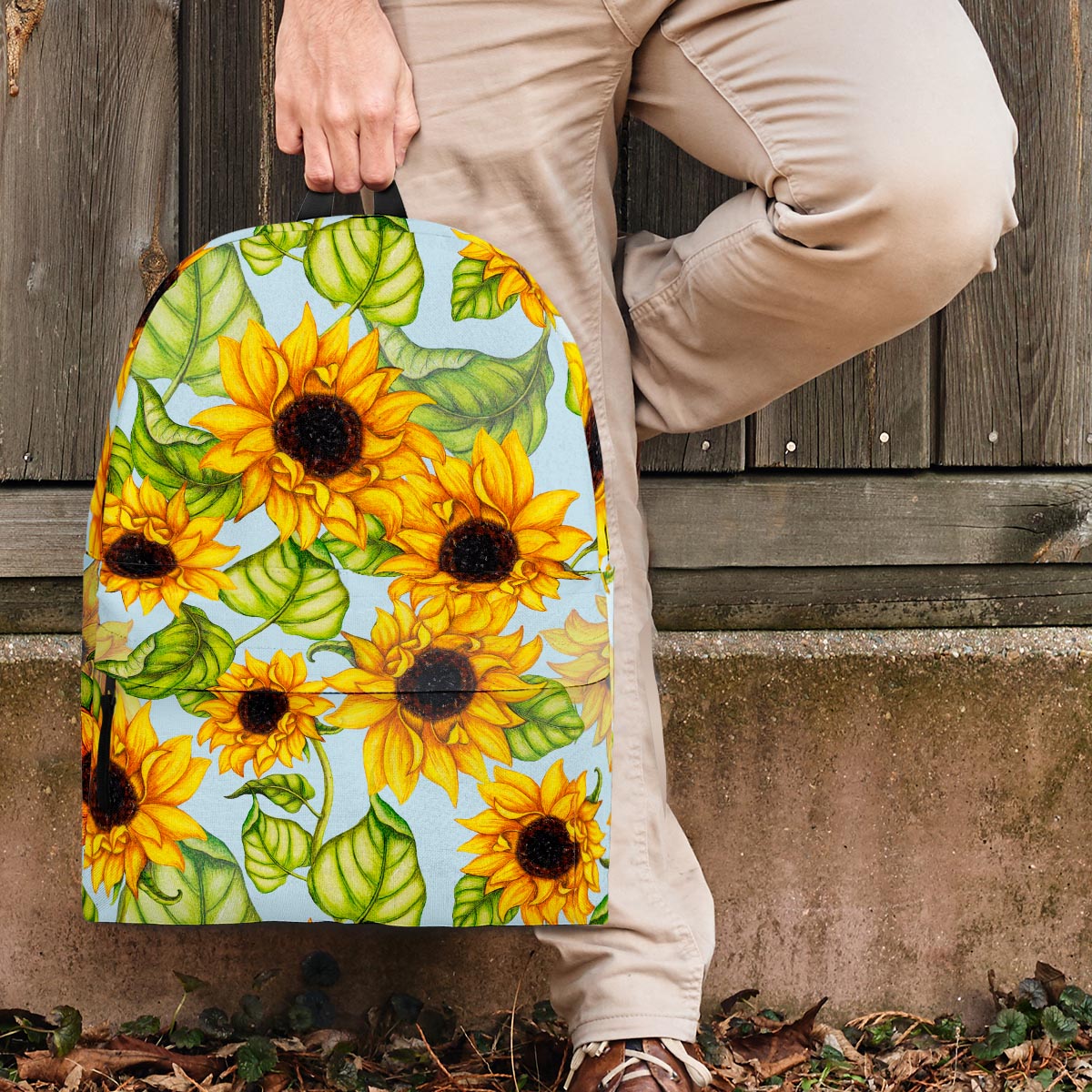 Sunflower Blue Backpack-grizzshop