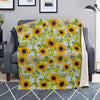 Sunflower Blue Blanket-grizzshop