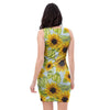 Sunflower Blue Bodycon Dress-grizzshop