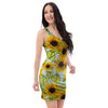 Sunflower Blue Bodycon Dress-grizzshop