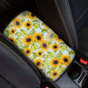 Sunflower Blue Car Console Cover-grizzshop