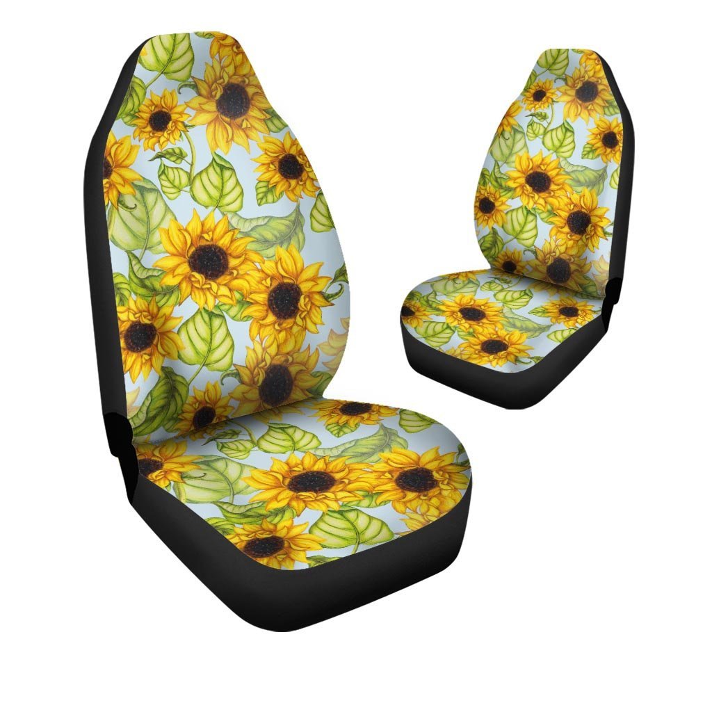 Sunflower Blue Car Seat Covers-grizzshop