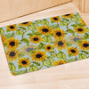 Sunflower Blue Door Mat-grizzshop