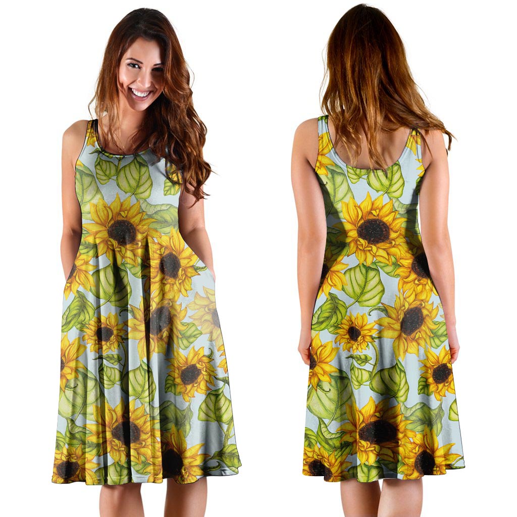 Sunflower Blue Dress-grizzshop