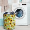 Sunflower Blue Laundry Basket-grizzshop