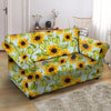 Sunflower Blue Loveseat Cover-grizzshop