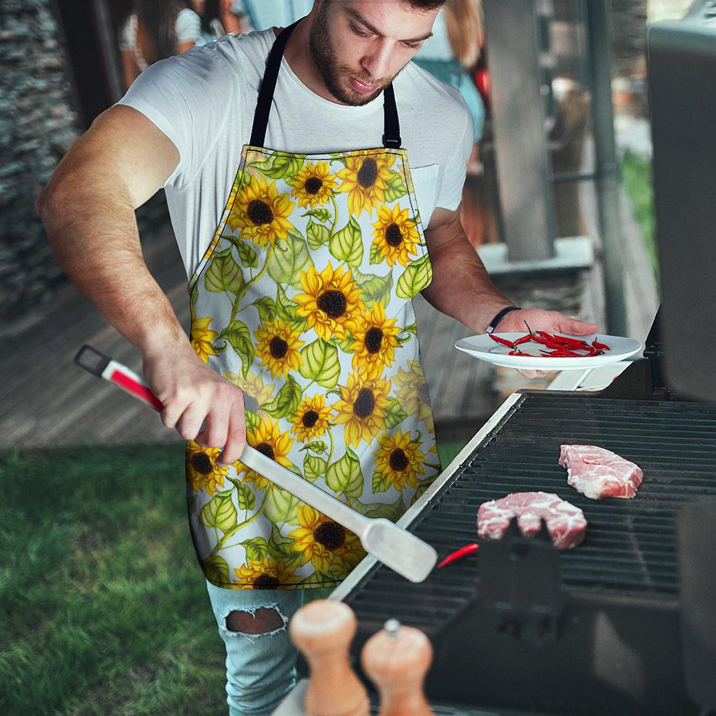 Sunflower Blue Men's Apron-grizzshop