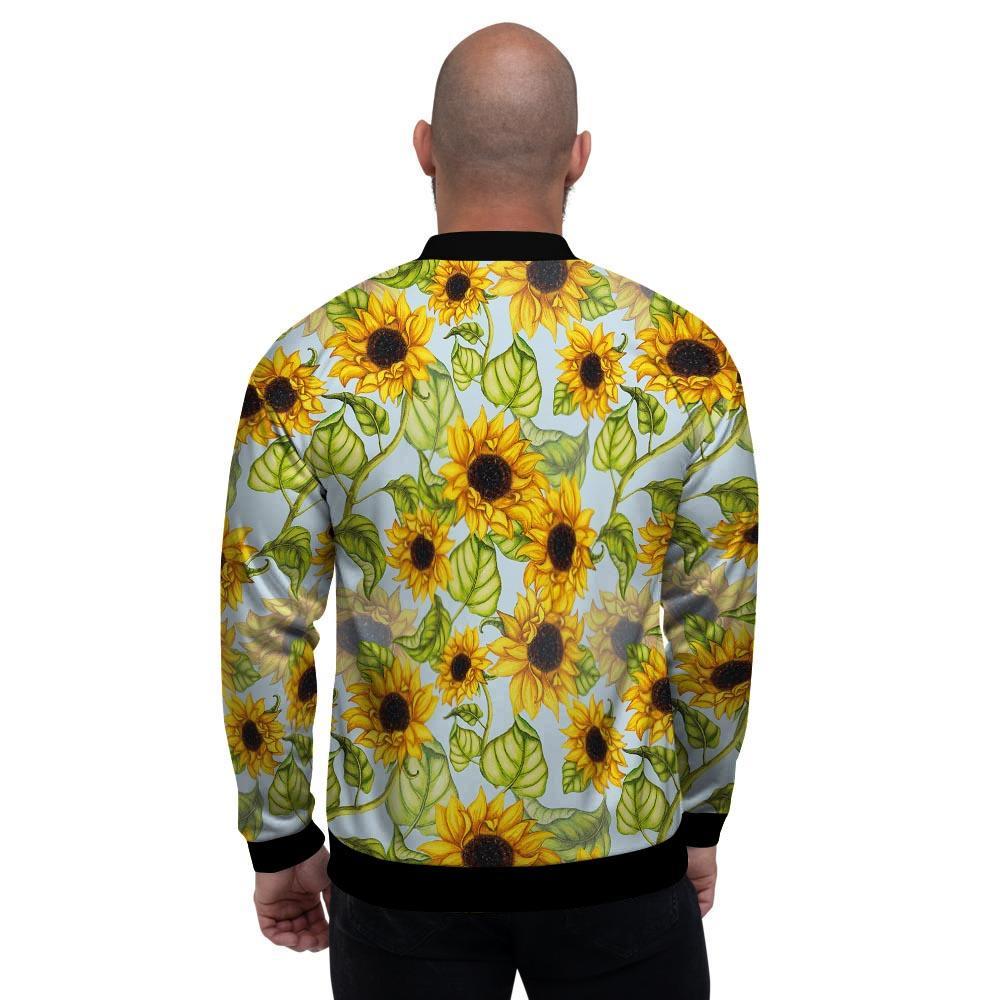 Sunflower Blue Men's Bomber Jacket-grizzshop