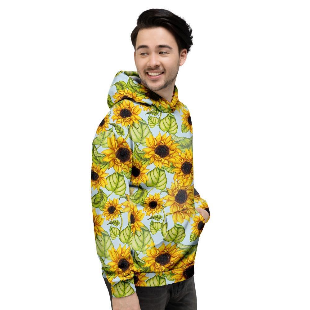 Sunflower Blue Men's Hoodie-grizzshop