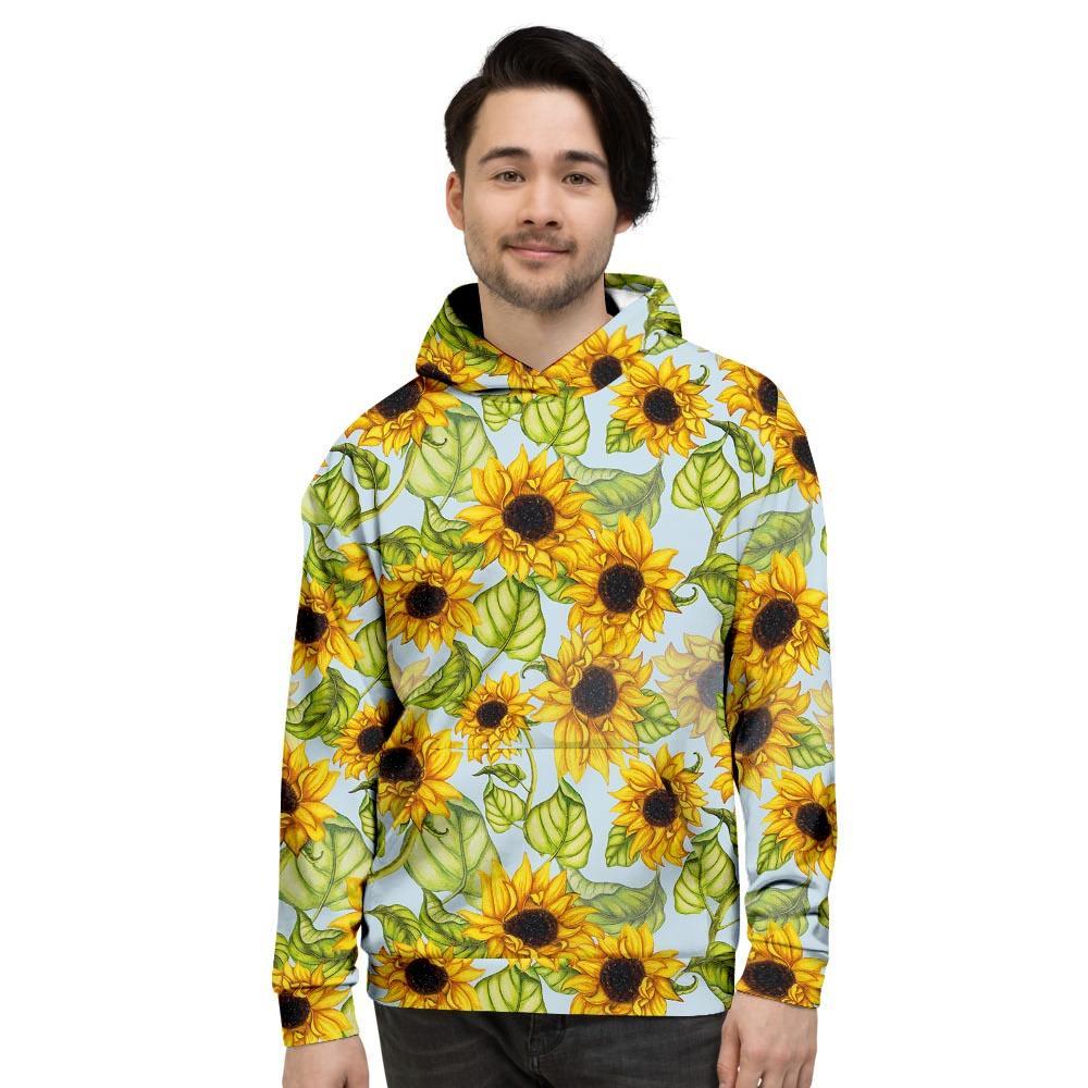 Sunflower Blue Men's Hoodie-grizzshop