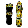 Sunflower Blue Muay Thai Shin Guard-grizzshop