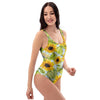 Sunflower Blue One Piece Swimsuite-grizzshop