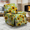 Sunflower Blue Recliner Cover-grizzshop