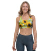 Sunflower Blue Sports Bra-grizzshop