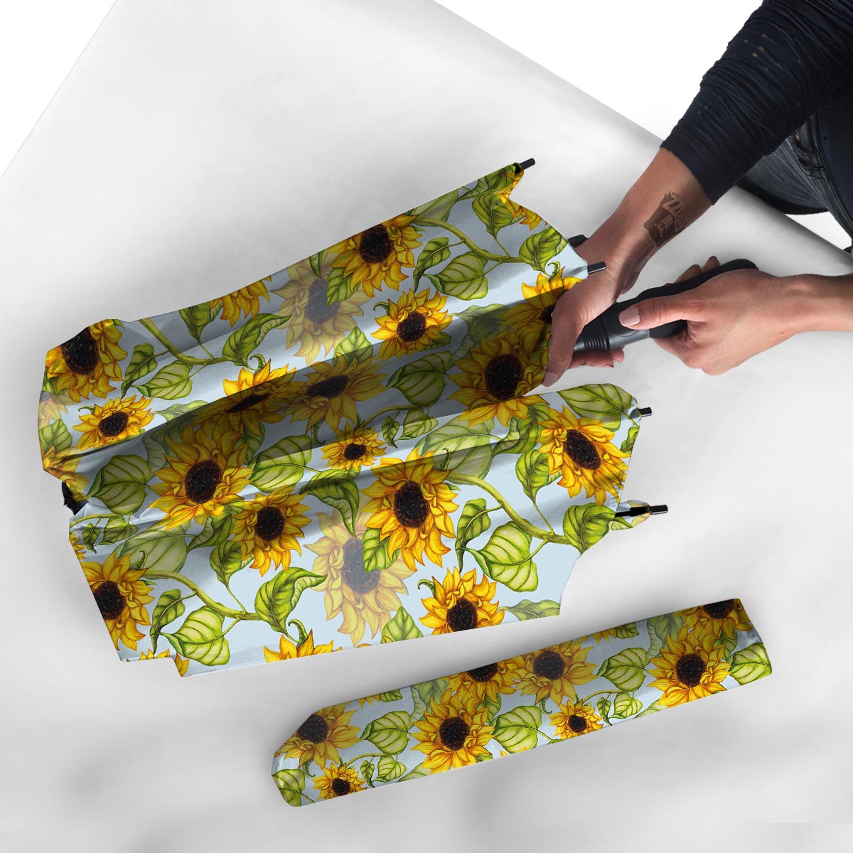 Sunflower Blue Umbrella-grizzshop