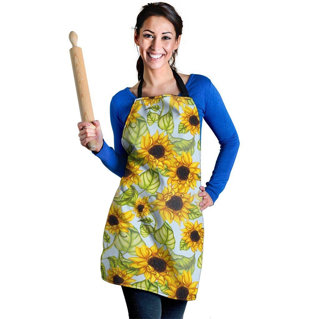 Sunflower Blue Women's Apron-grizzshop