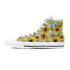 Sunflower Blue Women's High Top Shoes-grizzshop