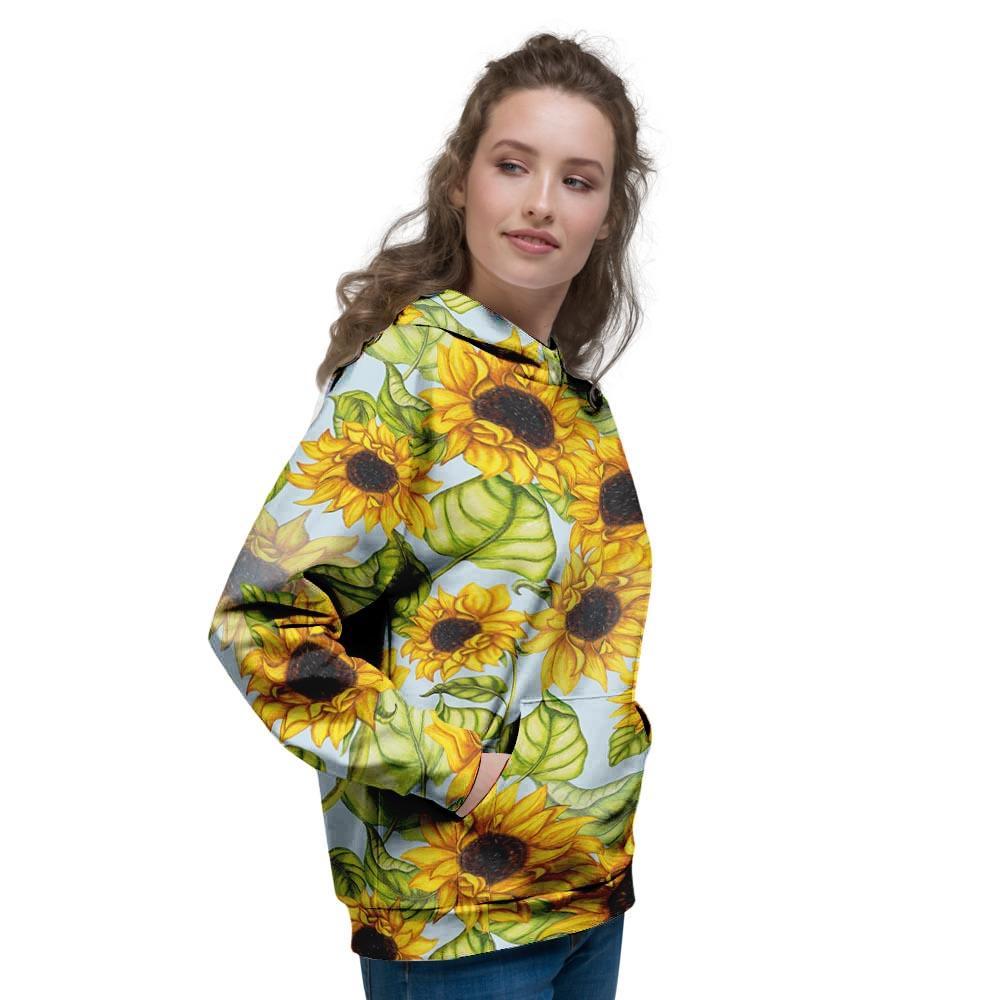 Sunflower Blue Women's Hoodie-grizzshop