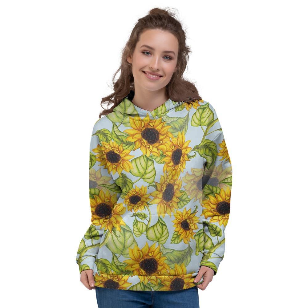 Sunflower Blue Women's Hoodie-grizzshop