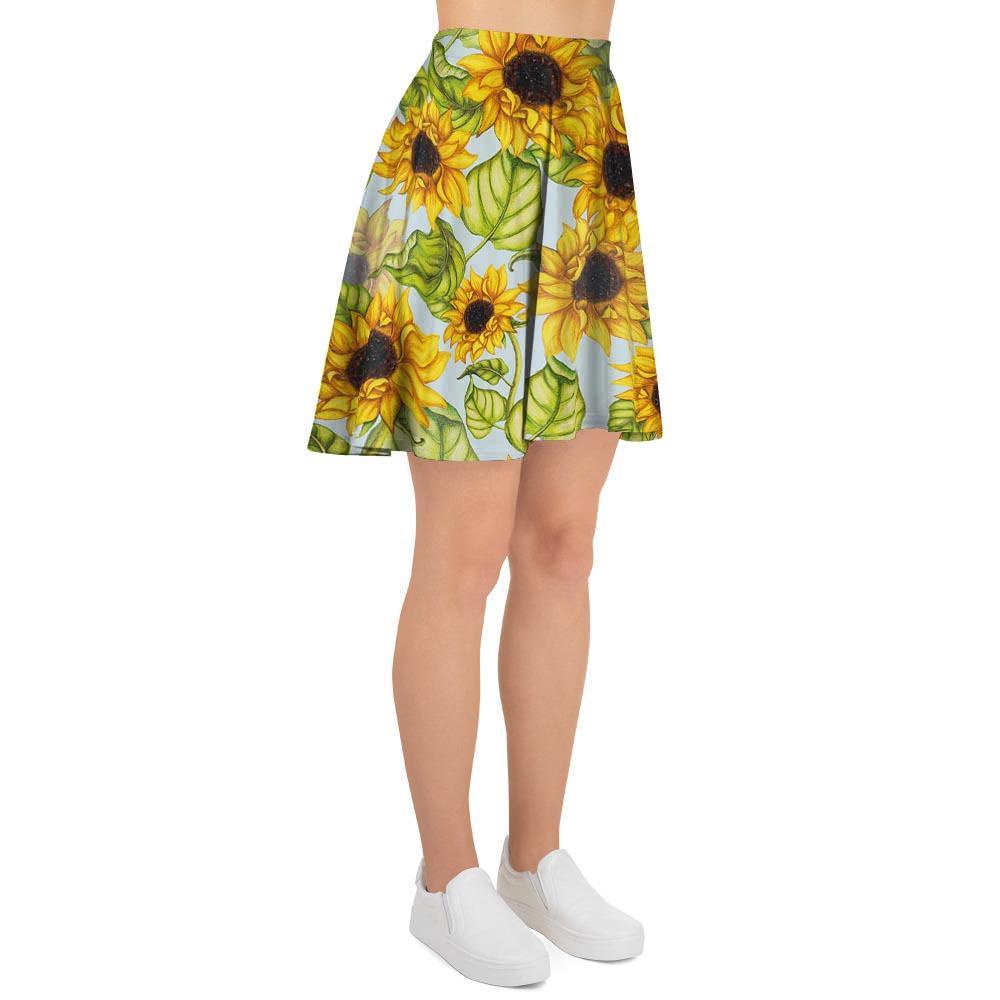 Sunflower Blue Women's Skirt-grizzshop