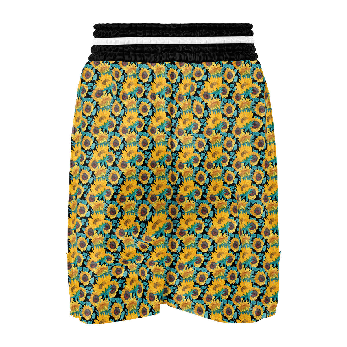 Sunflower Bright Print Pattern Boxing Shorts-grizzshop