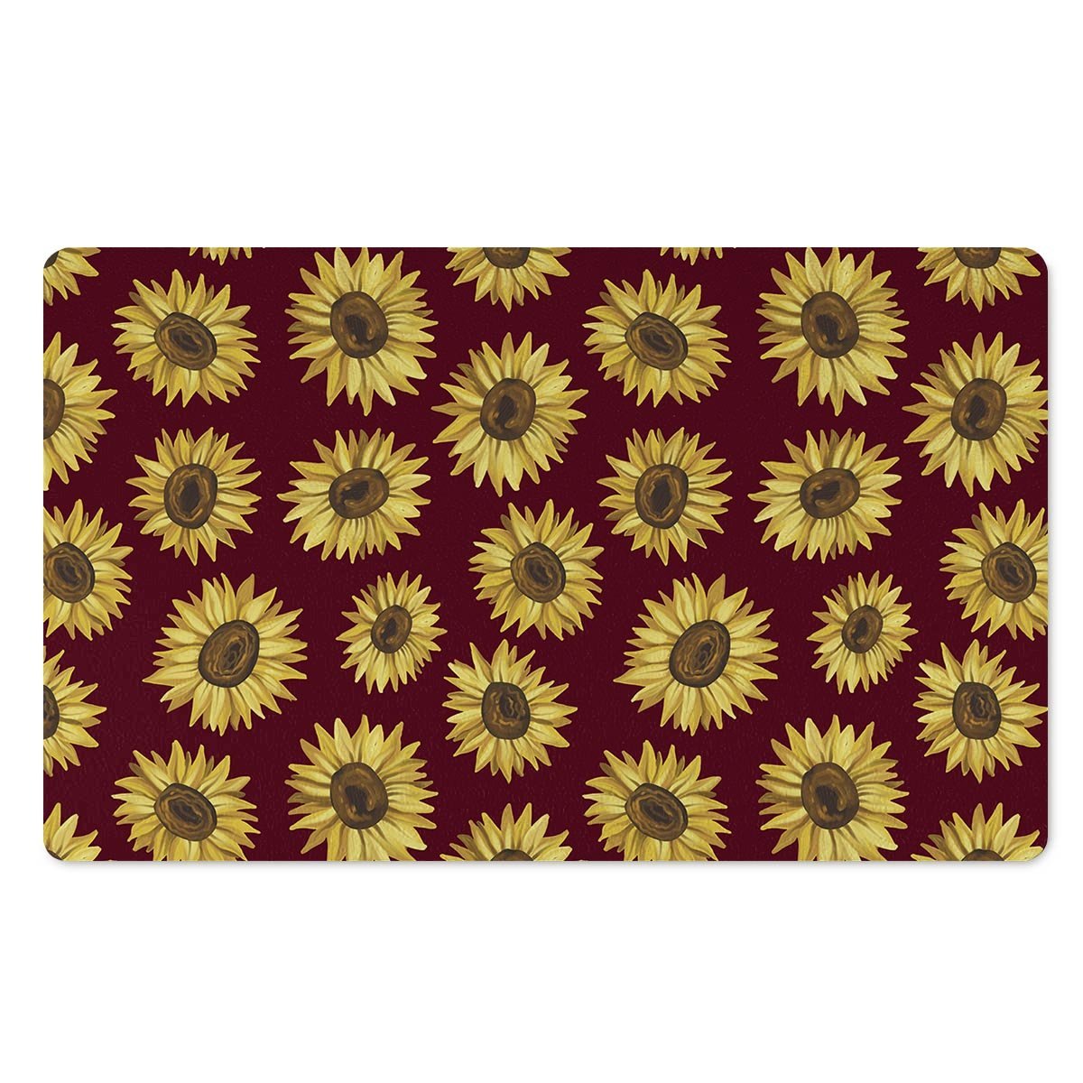 Sunflower Brown Door Mat-grizzshop