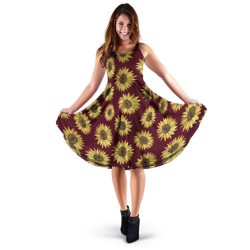 Sunflower Brown Dress-grizzshop