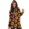 Sunflower Brown Hoodie Dress-grizzshop