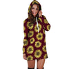 Sunflower Brown Hoodie Dress-grizzshop