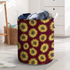 Sunflower Brown Laundry Basket-grizzshop