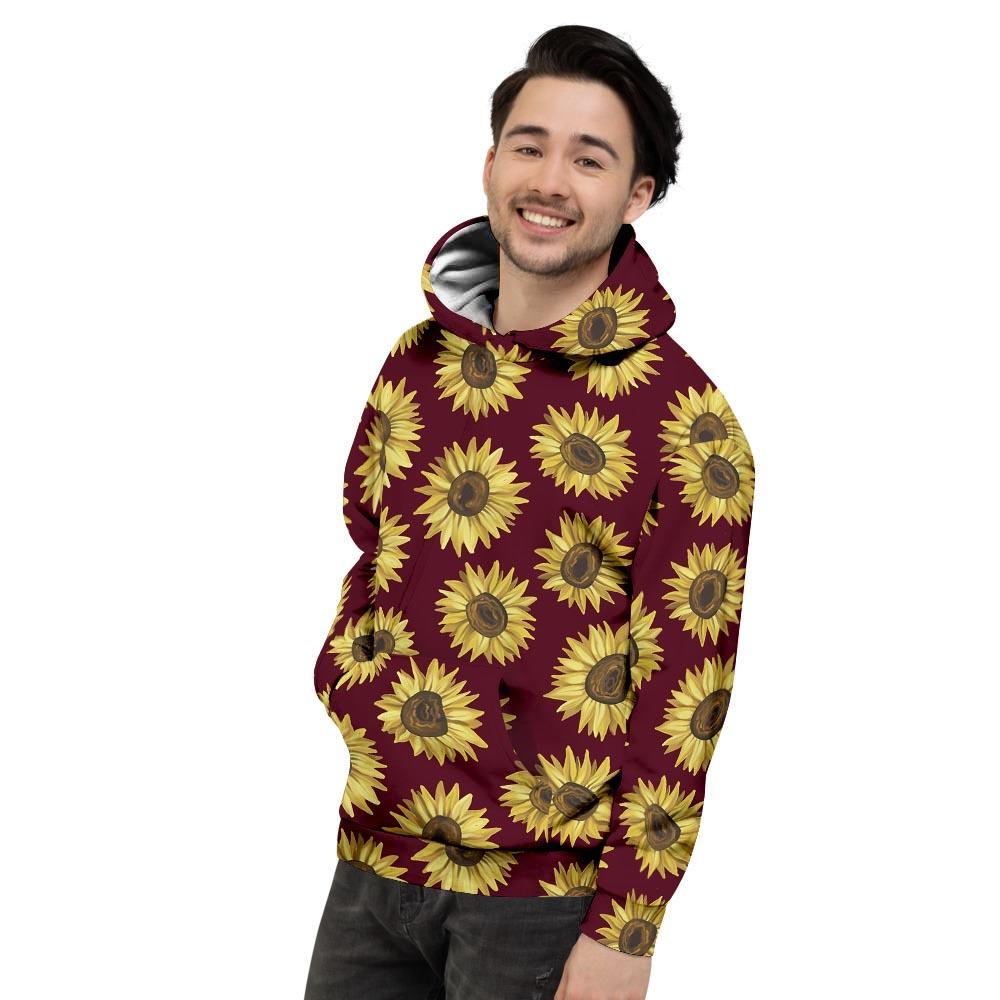 Sunflower Brown Men's Hoodie-grizzshop