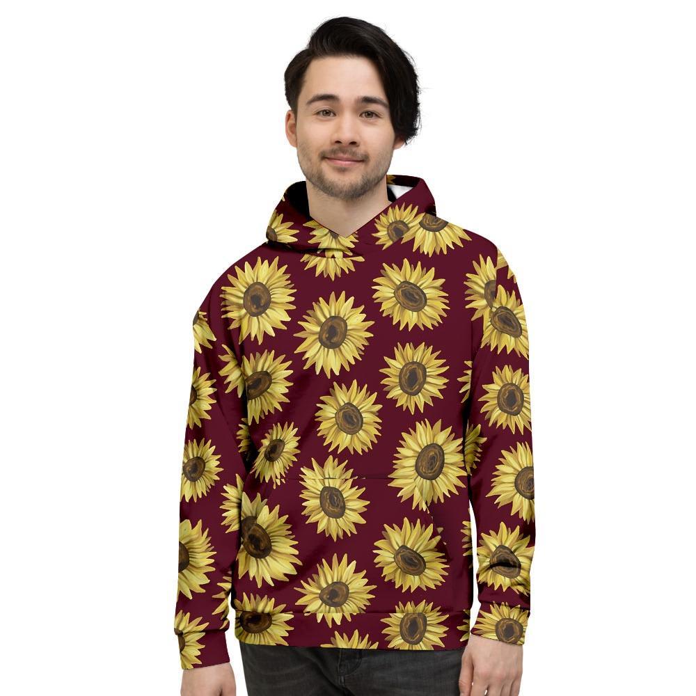Sunflower Brown Men's Hoodie-grizzshop