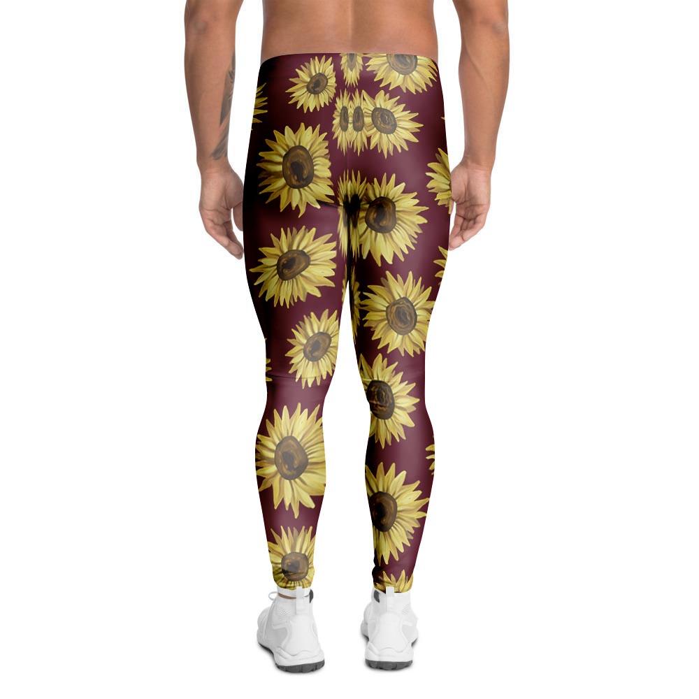 Sunflower Brown Men's Leggings-grizzshop