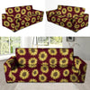 Sunflower Brown Sofa Cover-grizzshop