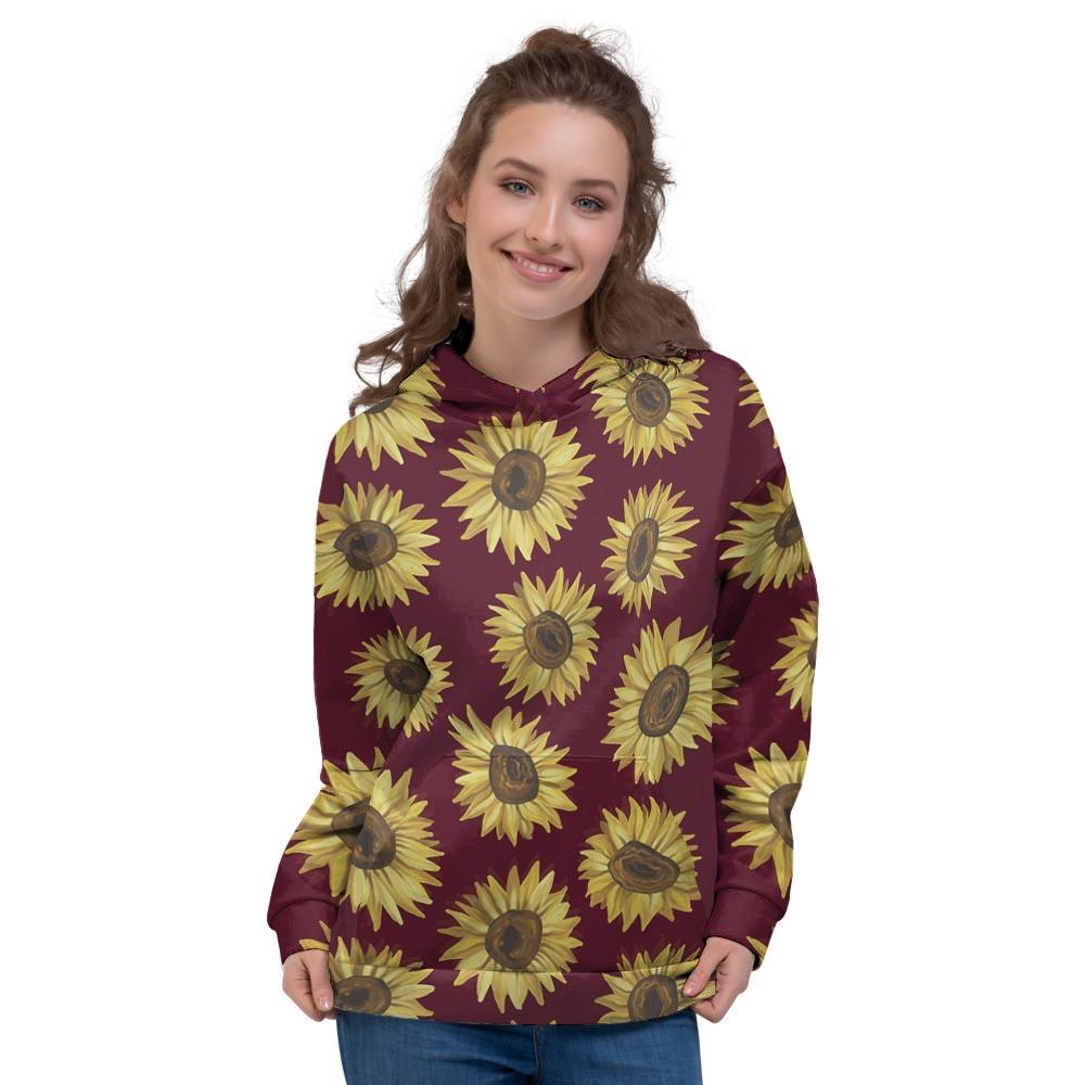 Sunflower Brown Women's Hoodie-grizzshop