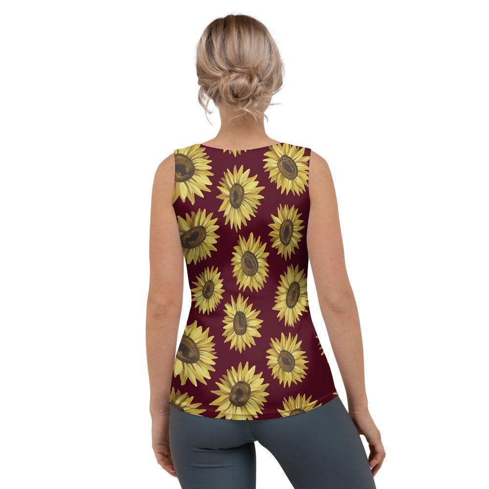 Sunflower Brown Women's Tank Top-grizzshop