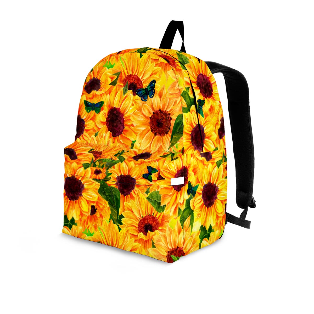 Sunflower Butterfly Backpack-grizzshop