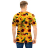 Sunflower Butterfly Men T Shirt-grizzshop