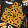 Sunflower Butterfly Men's Apron-grizzshop