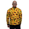 Sunflower Butterfly Men's Bomber Jacket-grizzshop